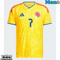Colombia Luis Diaz #7 Replica Home Shirt World Cup 2026 Short Sleeve